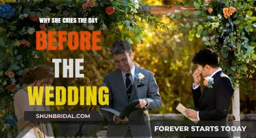 Tears Before Vows: Unraveling the Emotional Eve of Her Wedding