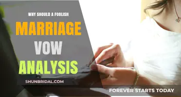 Foolish Marriage Vows: Analyzing Their Impact on Relationships and Commitment