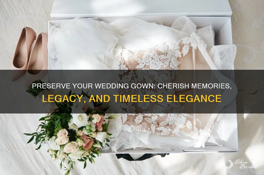 why should I preserve my wedding gown