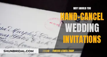 Hand-Canceling Wedding Invites: A Personal, Protective Touch