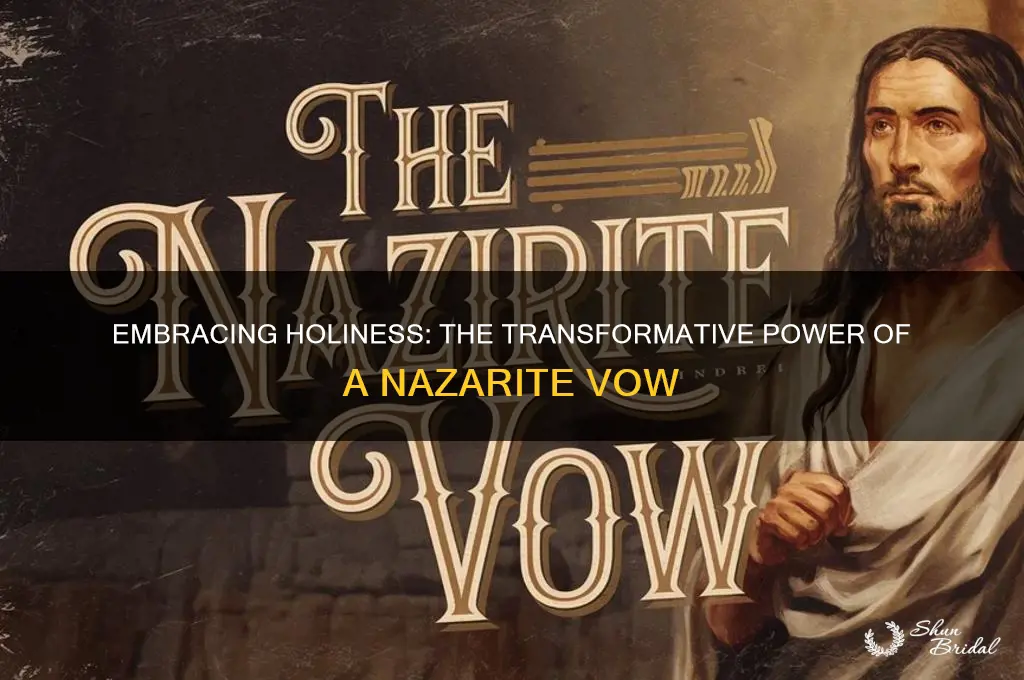 why take a nazarite vow