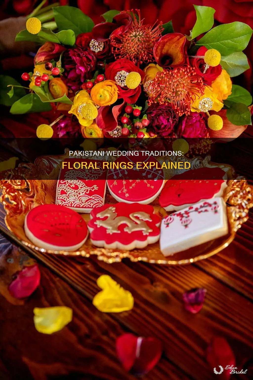 why the ring of flowers in pakistan wedding