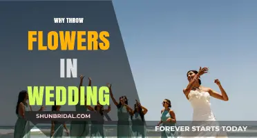 The Significance of Throwing Flowers at Weddings