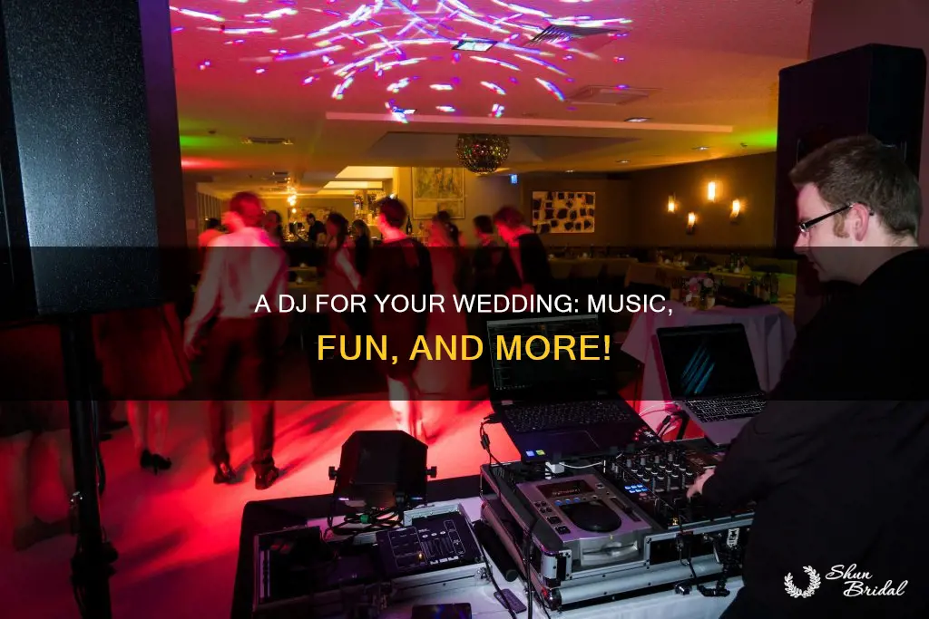 why use a dj for a wedding