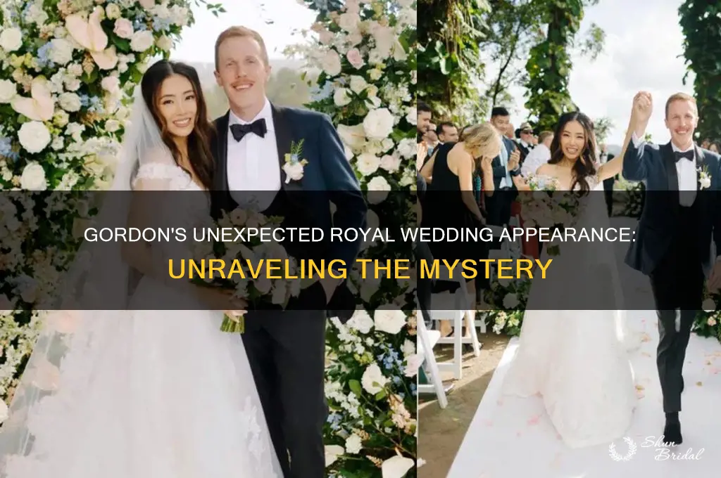 Gordon's Unexpected Royal Wedding Appearance Unraveling The Mystery