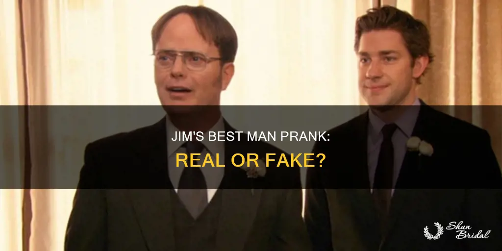 why was jim not being best best man a prank