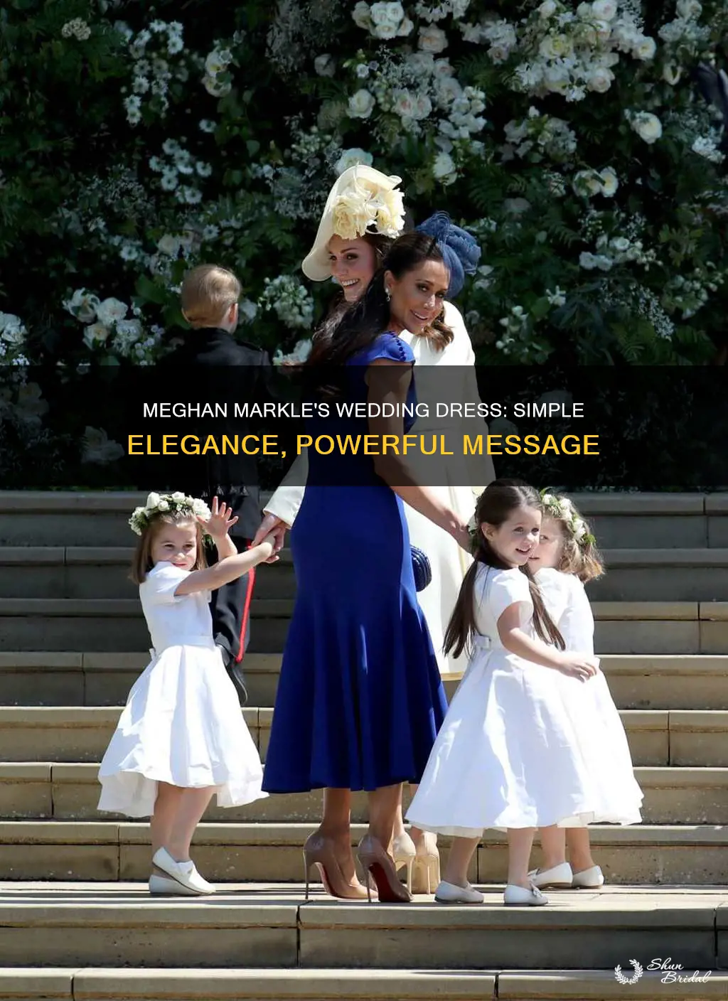 why was meghan markle wedding dress plain