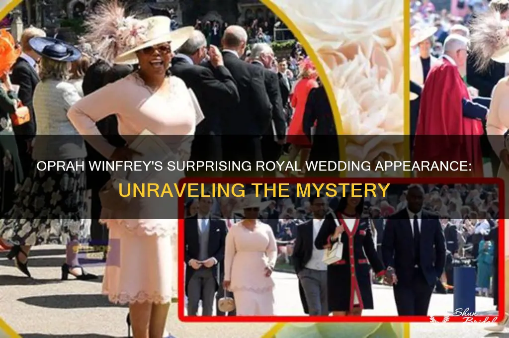 why was oparah winfrey at the royal wedding