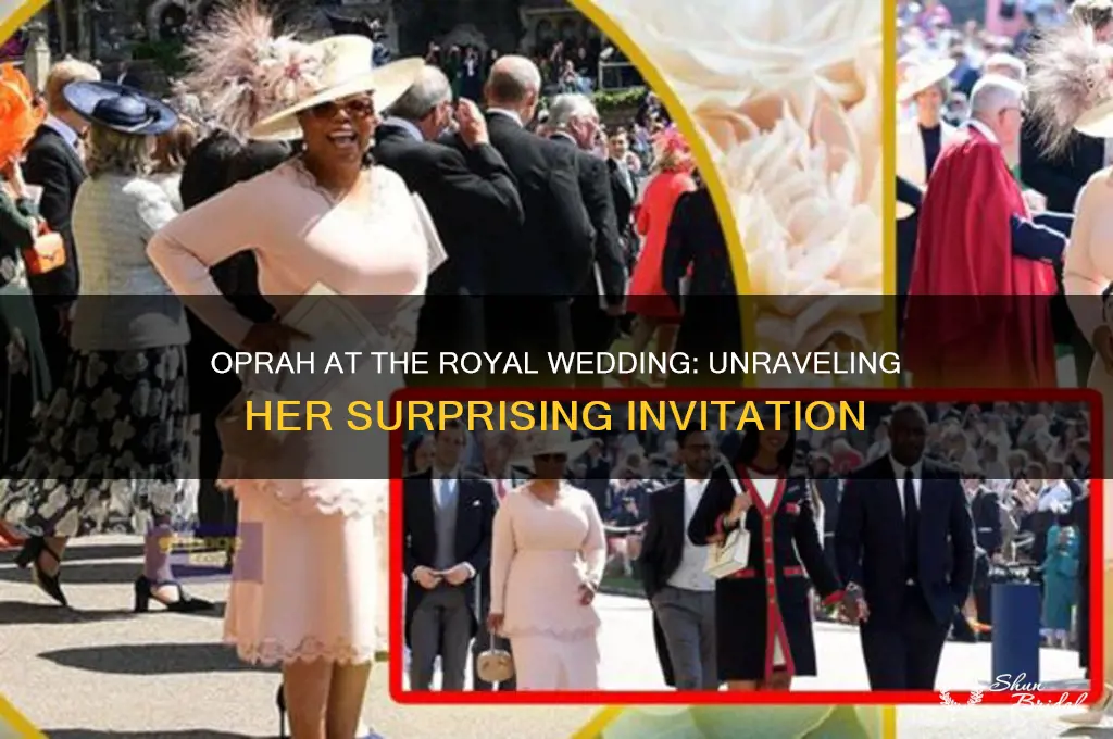 why was operah at the royal wedding