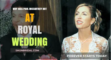 Paul McCartney's Absence from the Royal Wedding Explained