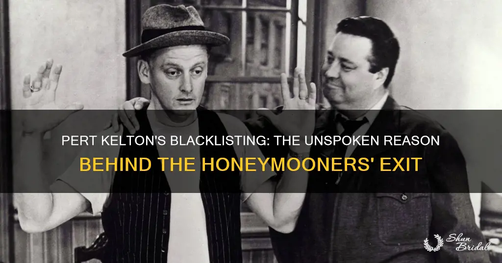 why was pert kelton blacklisted from the honeymooners