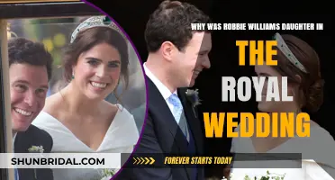 Robbie Williams' Daughter's Royal Wedding Role Explained