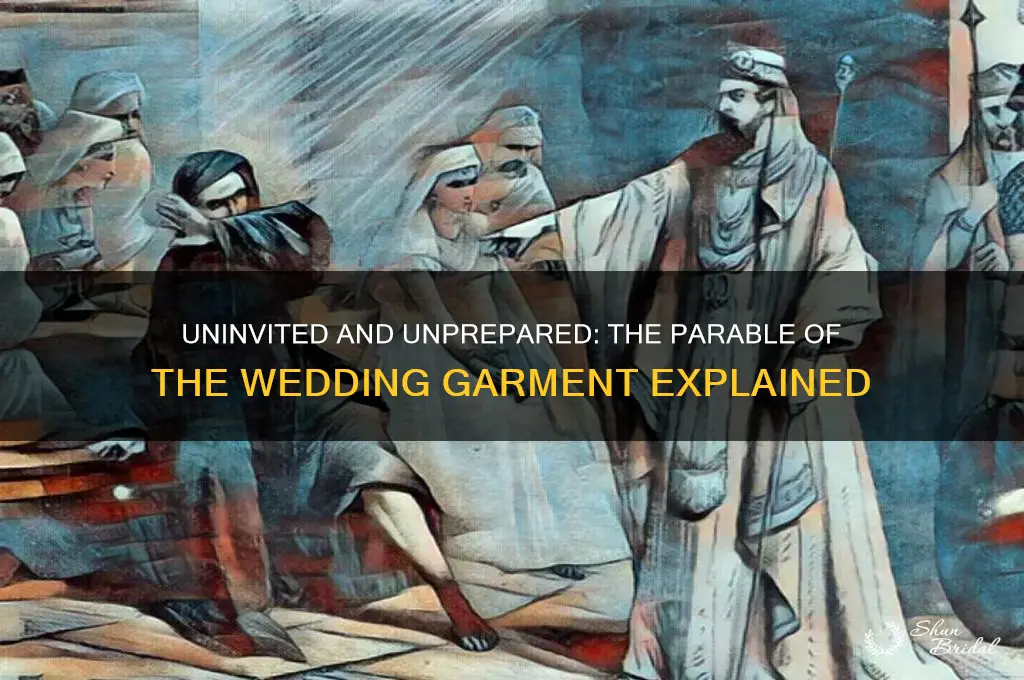 why was the guest with no wedding garment thrown out