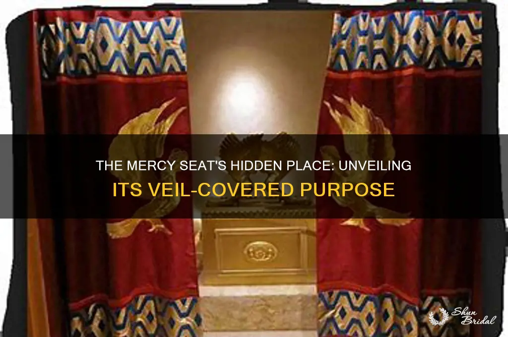 why was the mercy seat located behind the veil