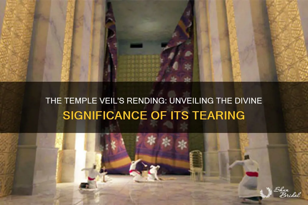 why was the veil of the temple rent
