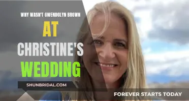 Gwendolyn's Absence: Christine's Wedding Mystery
