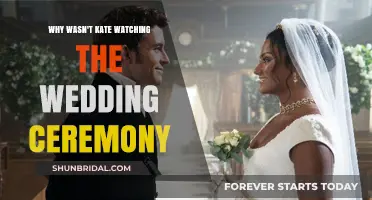 Kate's Absence: Unraveling the Mystery Behind Her Missed Wedding Ceremony