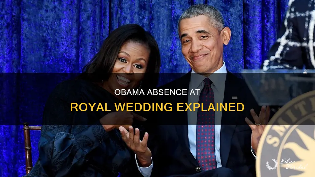 why wasnt michelle and barsck obama at prince harrys wedding