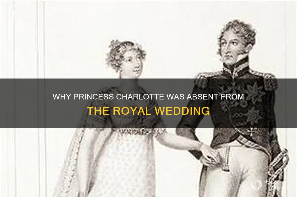 why wasnt princess charlotte part of the royal wedding