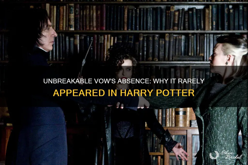 why wasnt the unbreakable vow used more in harry potter