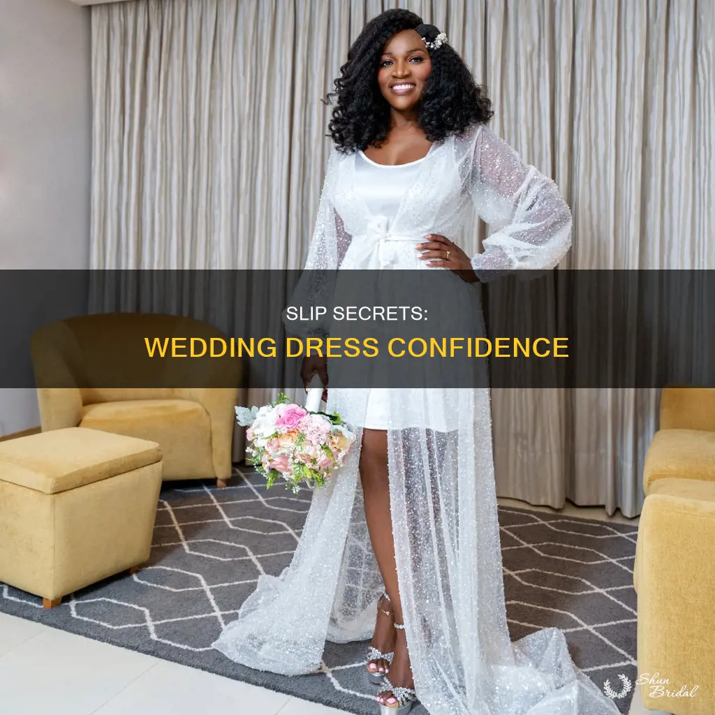 why wear a slip under a wedding dress