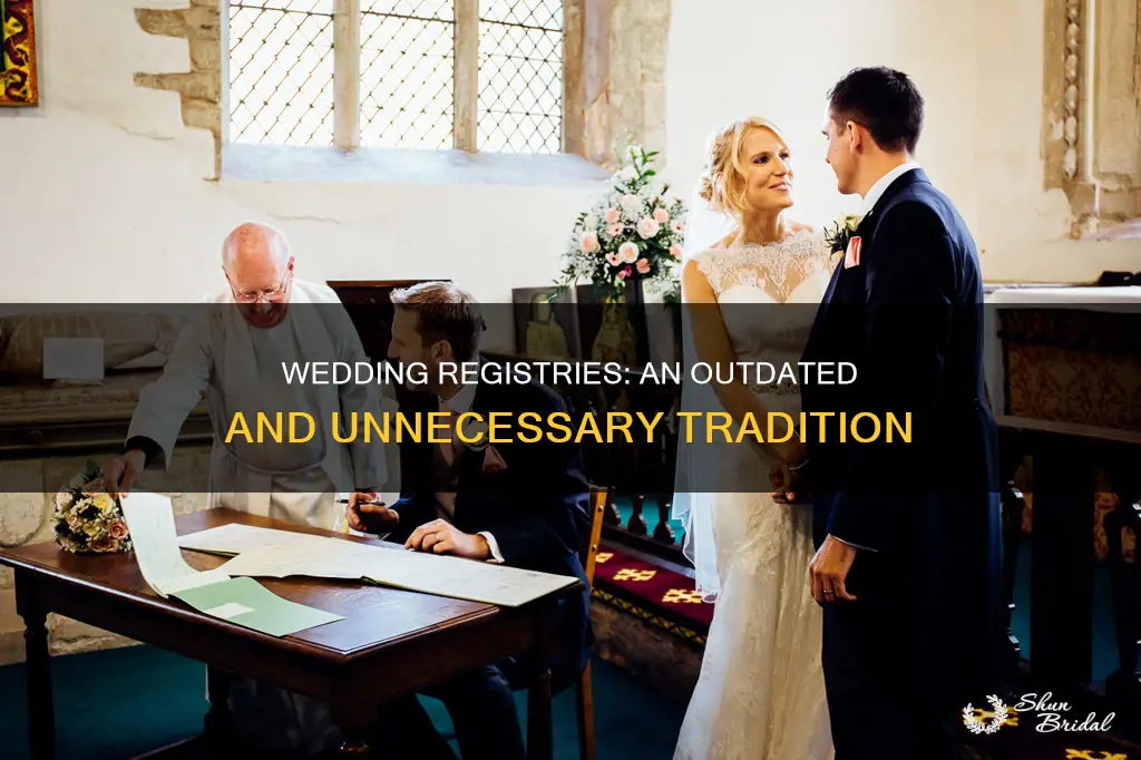 why wedding registries are bad