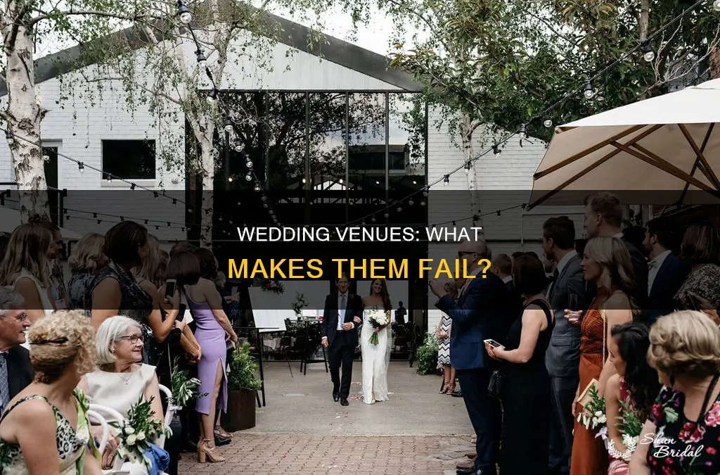 why wedding venues fail