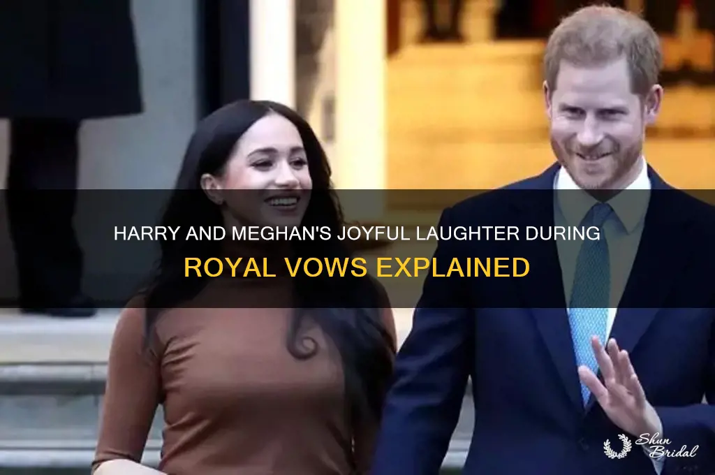 why were harry and meghan laughing during the vows