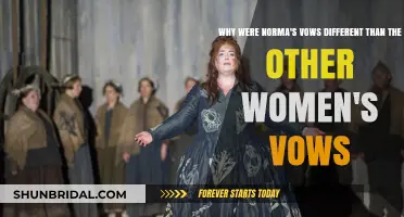 Norma's Unique Vows: A Standout Commitment Compared to Others