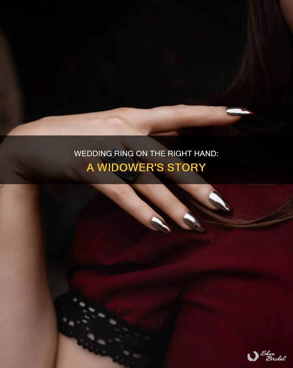 why widowersmove wedding ring on right hand