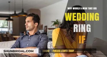When a Man Removes His Wedding Ring