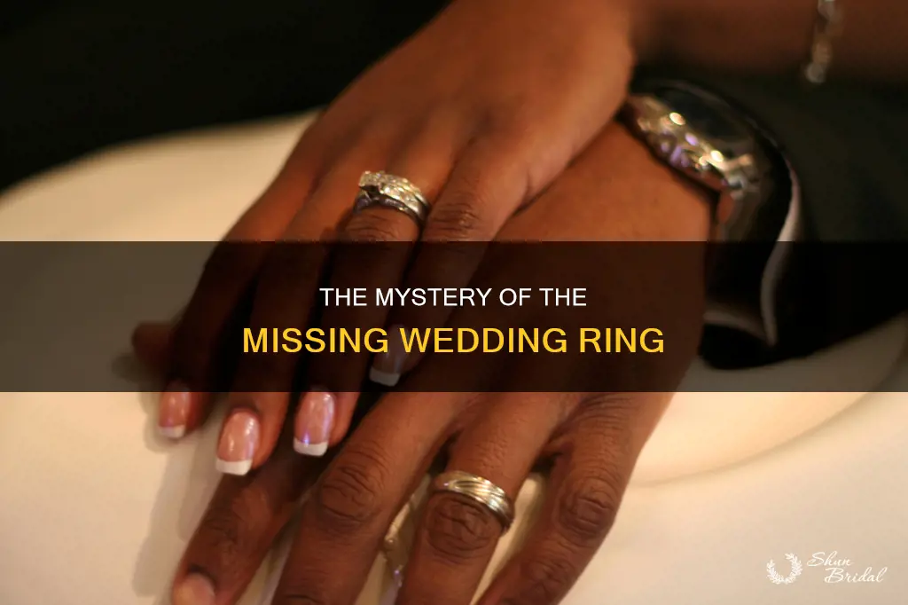 why would a married man take off his wedding ring