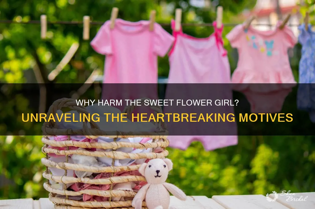why would you do that sweet flower girl