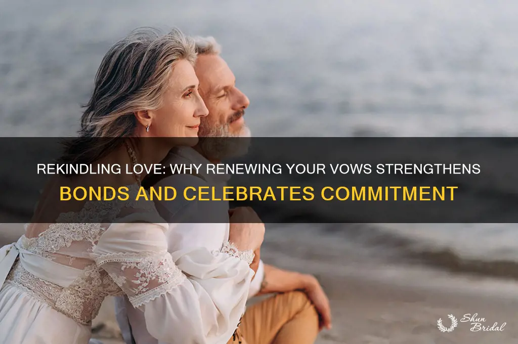 why would you renew your vows