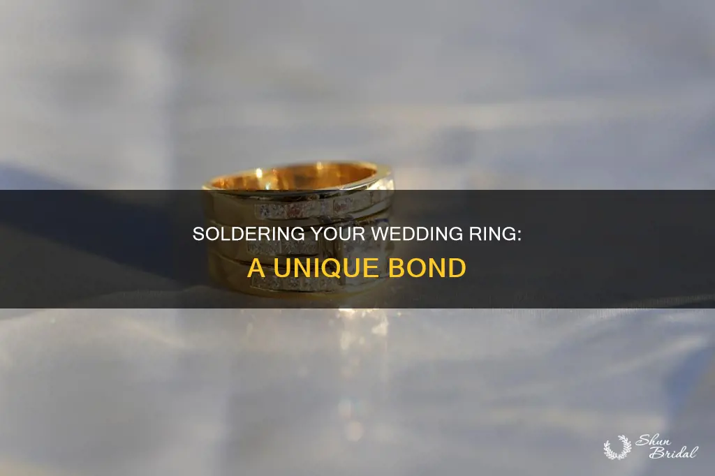 why would you solder a wedding ring