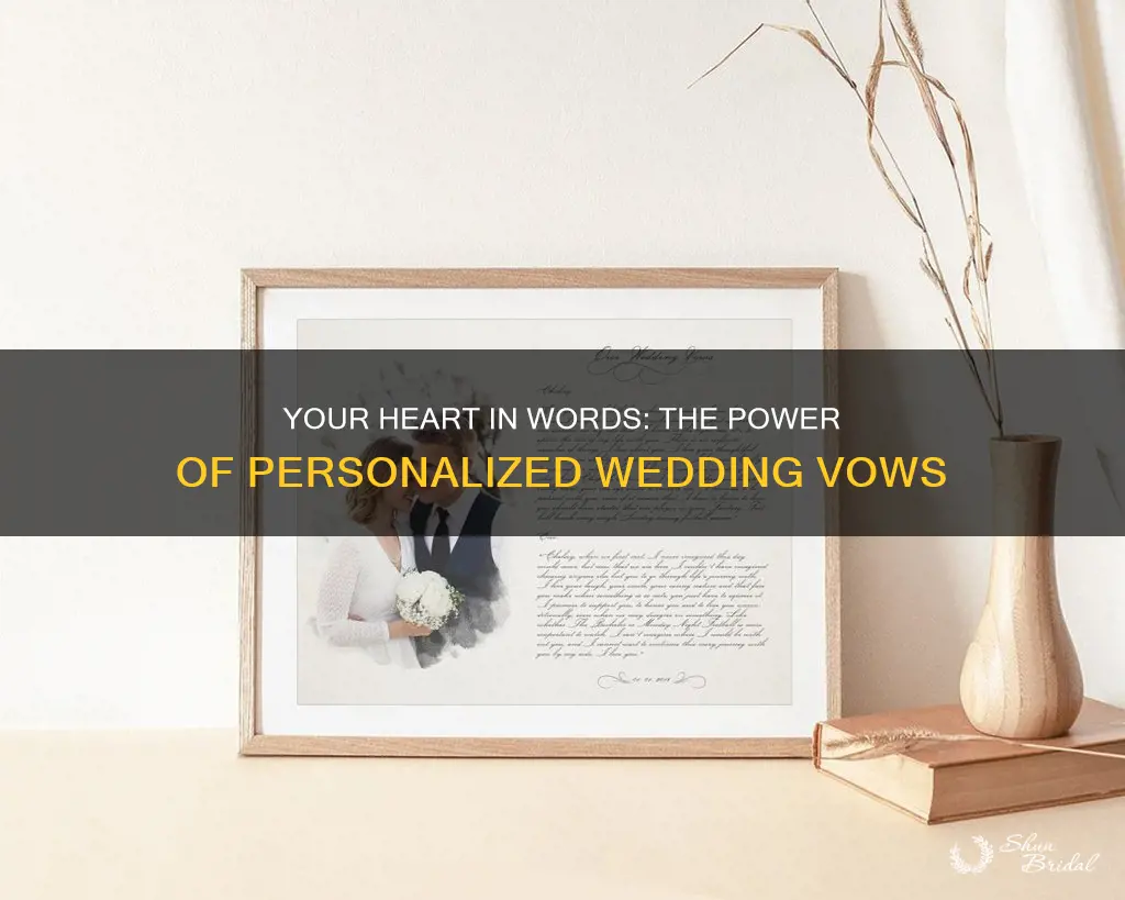 why write your own wedding vows