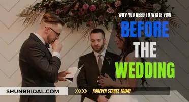 Writing Vows: A Promise of Commitment Before Wedding