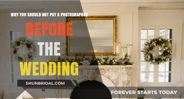 Avoid Pre-Wedding Payments: Why Photographers Should Wait Until After the Big Day