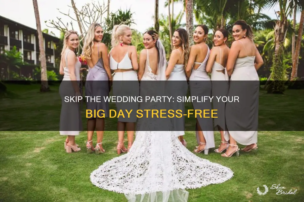 why you shouldn t have a wedding party