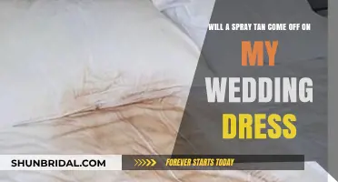 Spray Tan and Wedding Dress: Will It Stain?