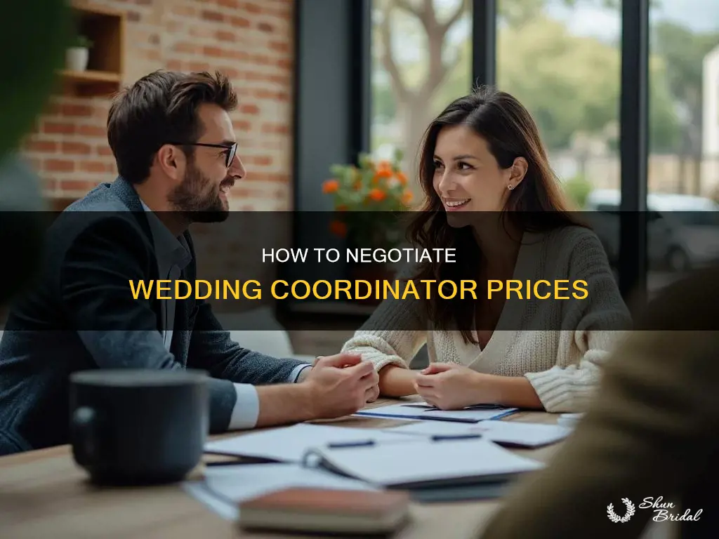 will a wedding coordinator negotiate price