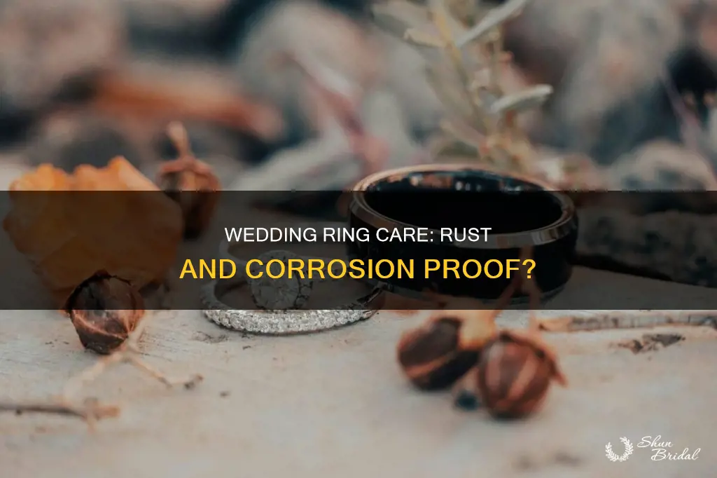 will a wedding ring corrode or rust