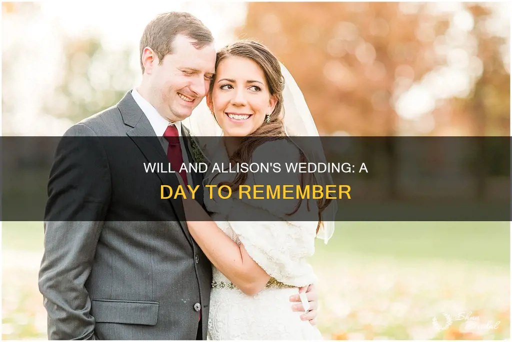will and allison wedding