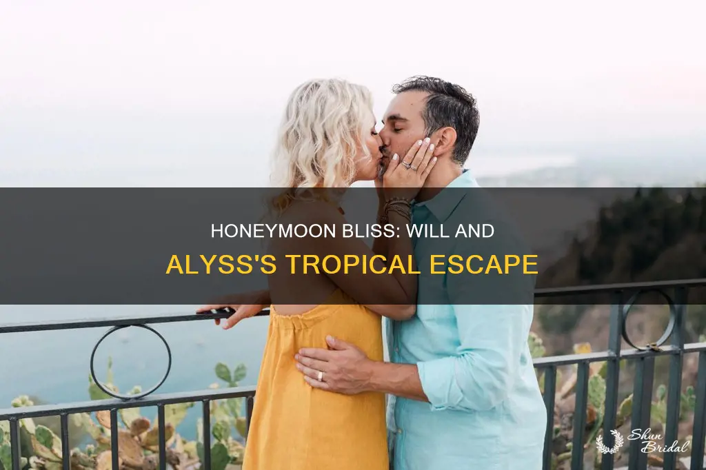 will and alyss honeymoon