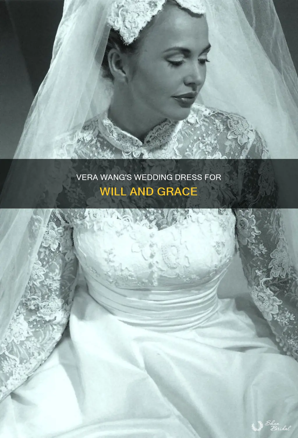will and grace vera wang wedding dress
