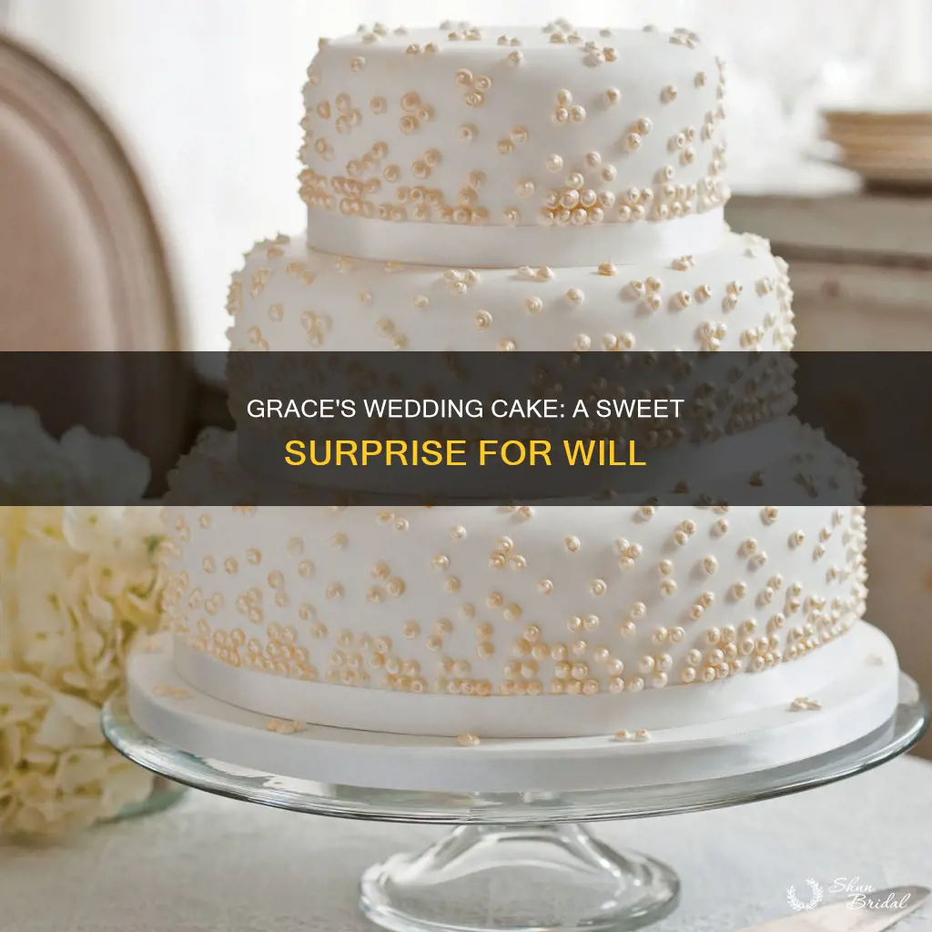 will and grace wedding cake