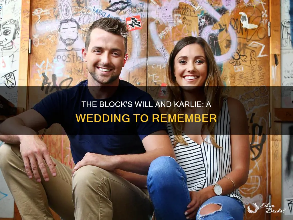 will and karlie the block wedding