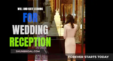 The Royal Couple's Wedding Reception Departure