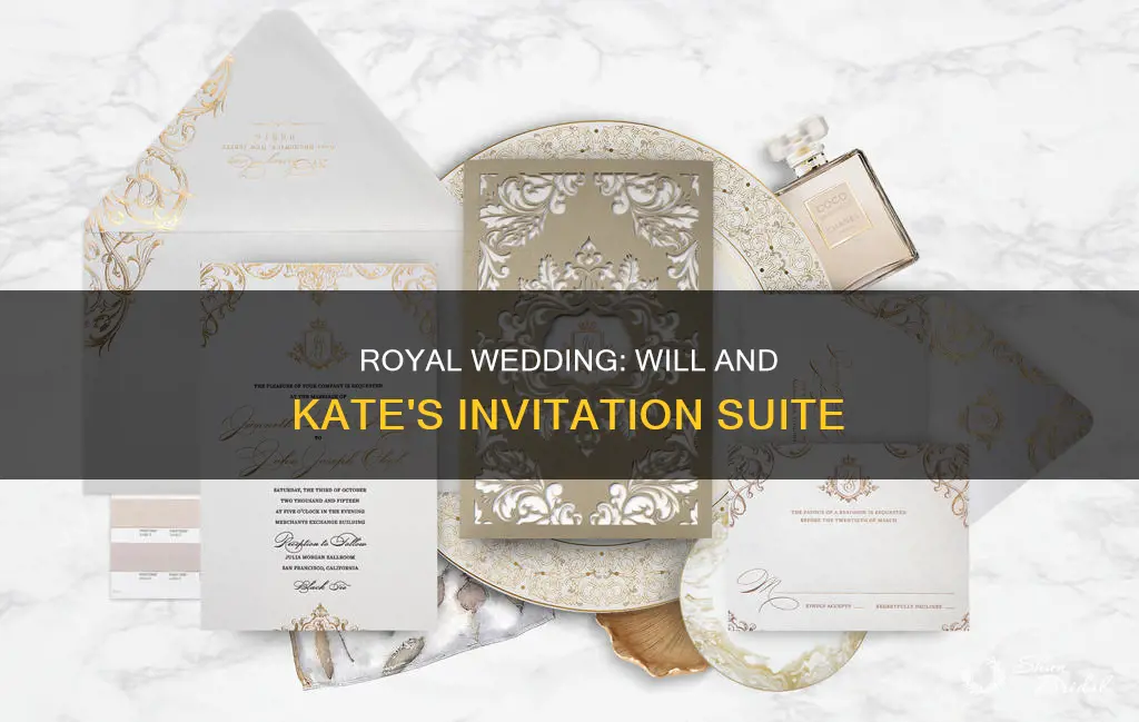 will and kate wedding invitation