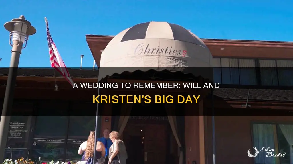 will and kristen wedding
